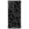 Black Geometric Galaxy A72 5G Clear Case